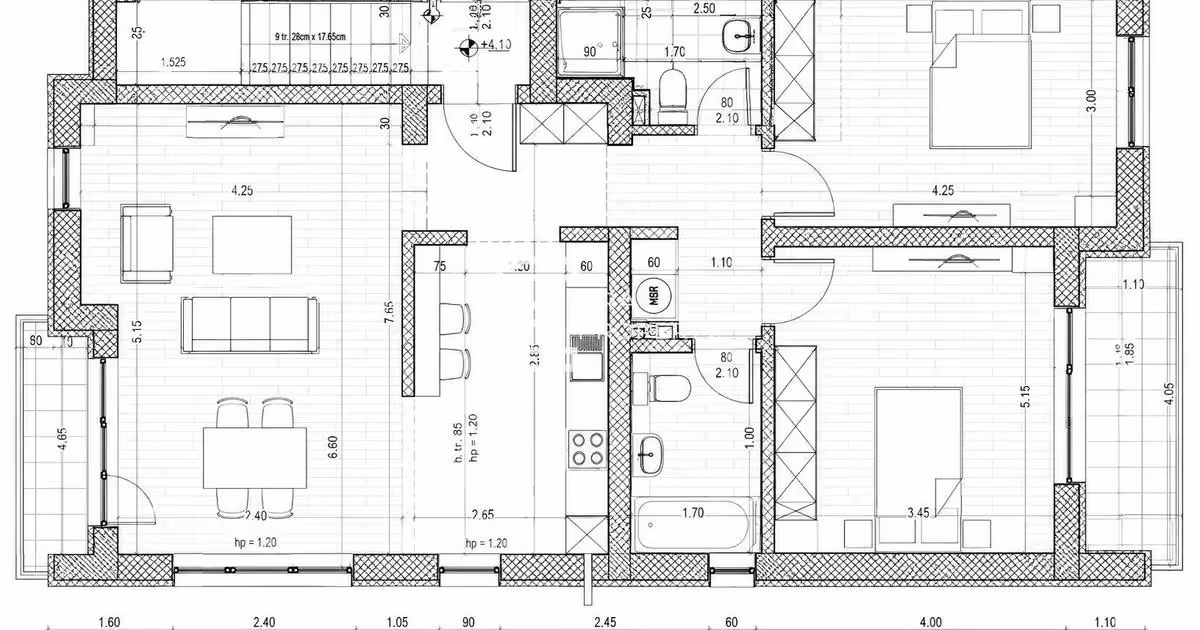 Apartament de vânzare cu 3 camere, mobilat în Șelimbăr