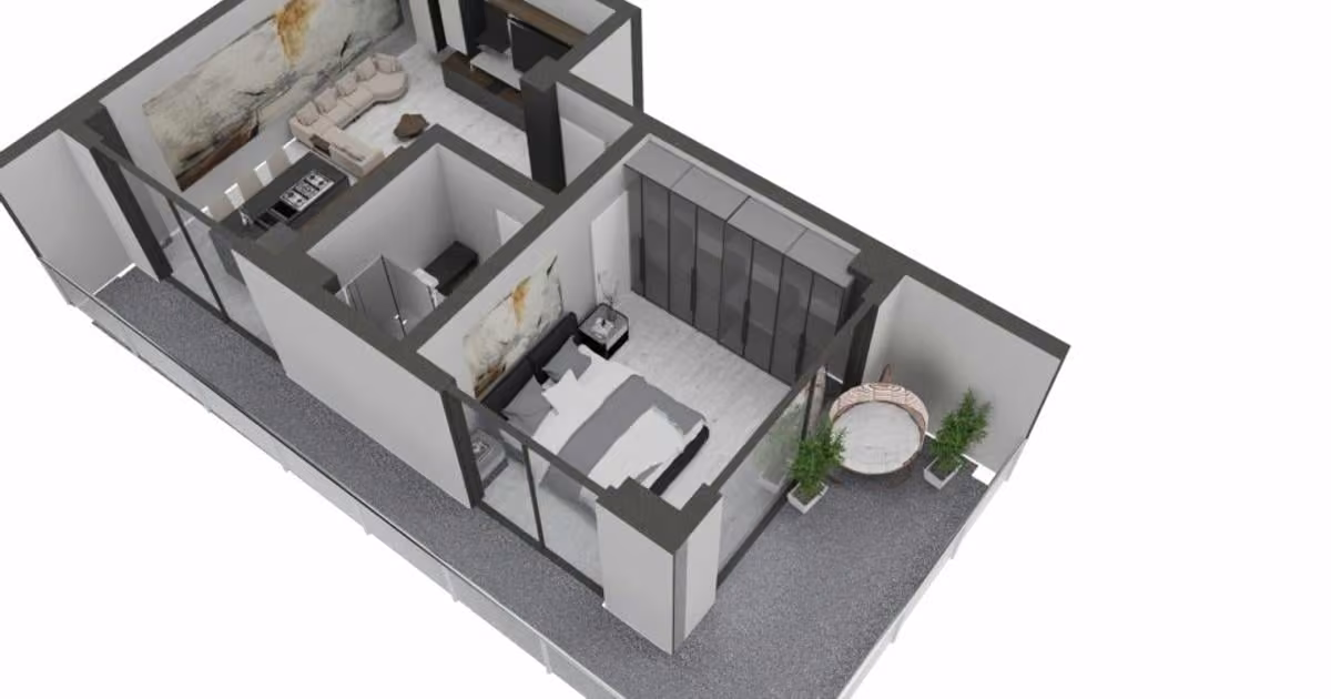 Apartament de vânzare cu 2 camere în Mamaia