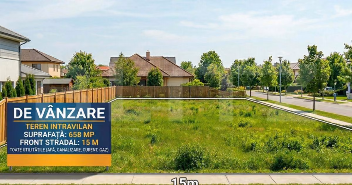 Teren agricol intravilan de vânzare de 658 mp, în zona Freidorf, Timișoara