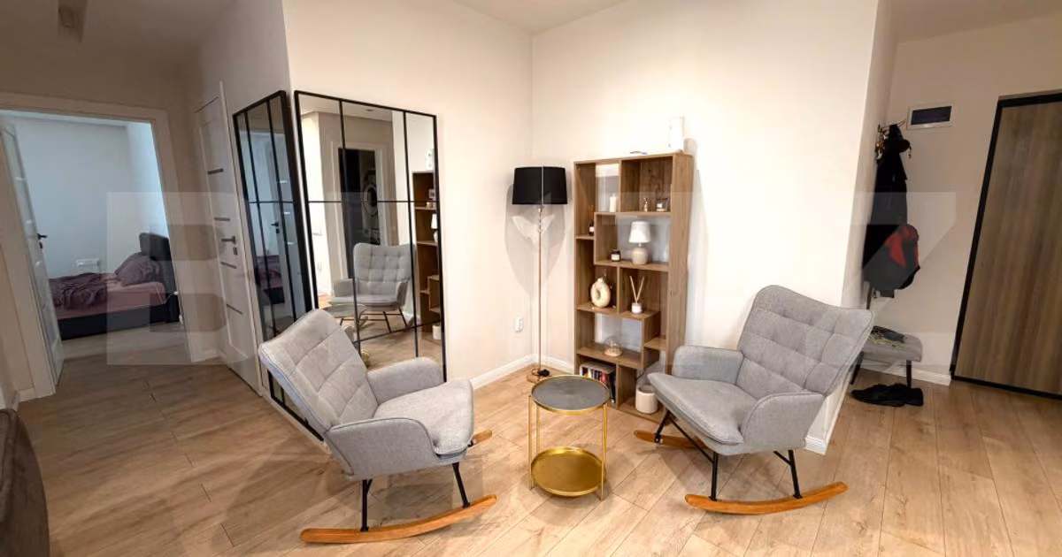 Apartament de vânzare cu 3 camere, mobilat în Florești