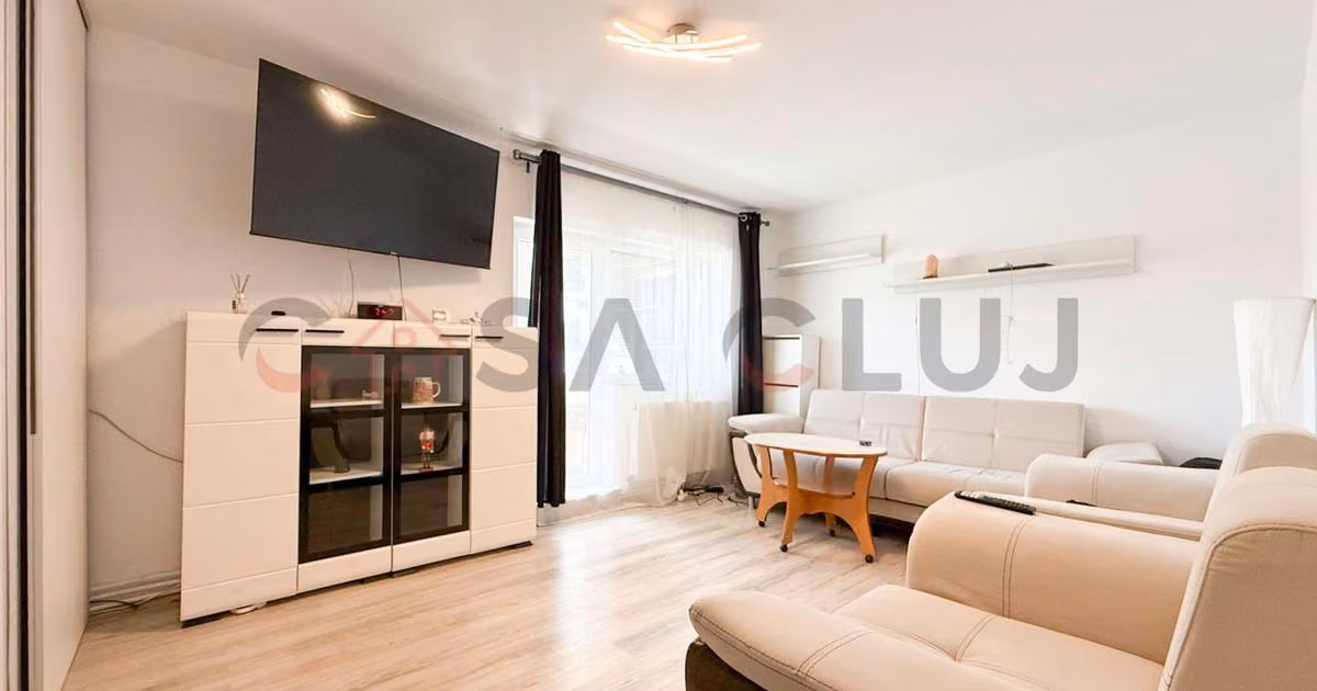 Apartament de vânzare cu 3 camere, mobilat în zona Între Lacuri, Cluj-Napoca