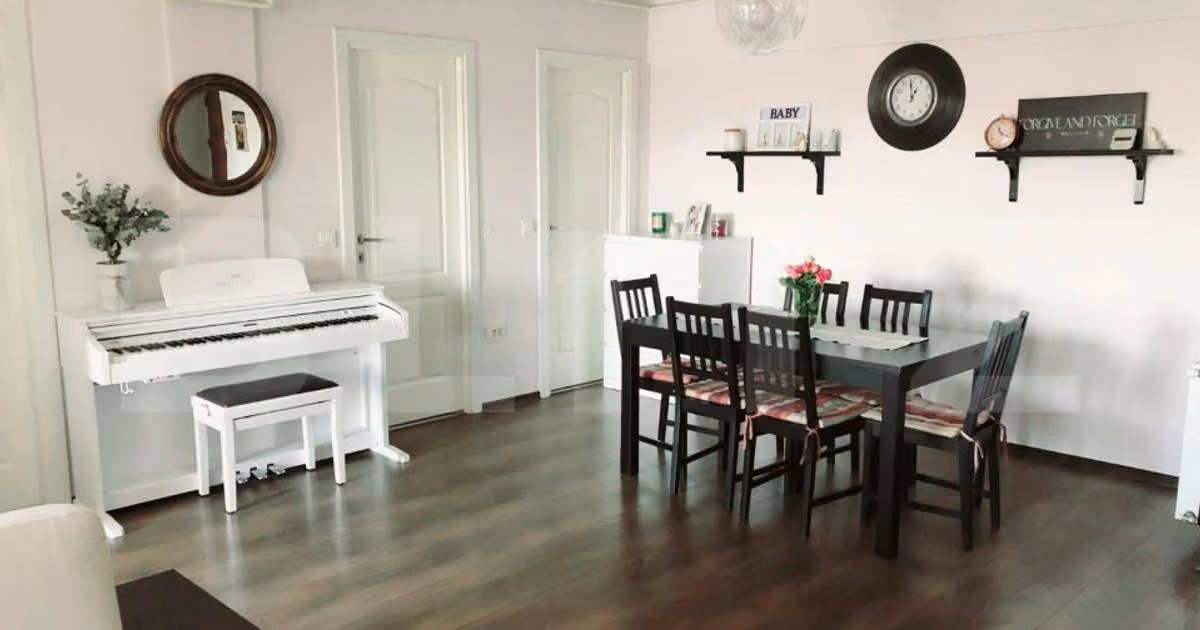 Apartament de vânzare cu 2 camere, mobilat în Florești