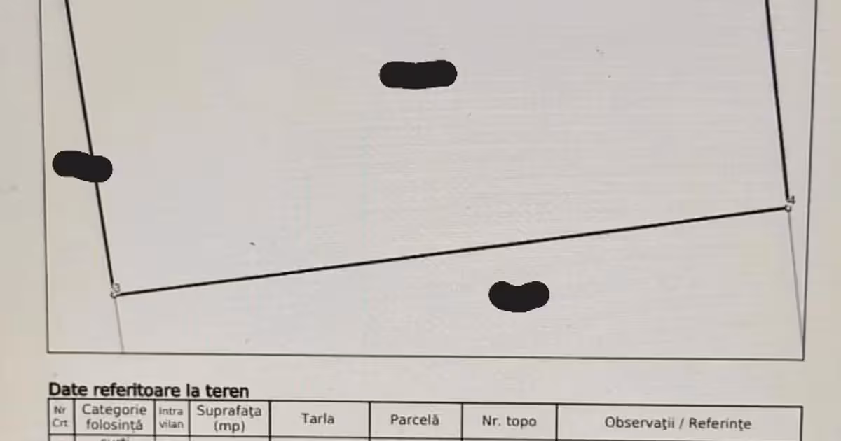 Teren Construcții intravilan de vânzare de 704 mp, în Ianova