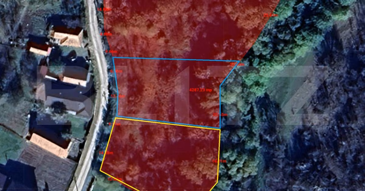 Teren Construcții intravilan de vânzare de 1000 mp, în Ciurila