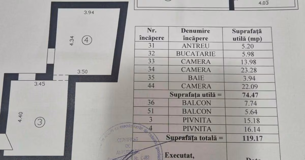 Apartament de vânzare cu 3 camere în zona Universitate, Ultracentral