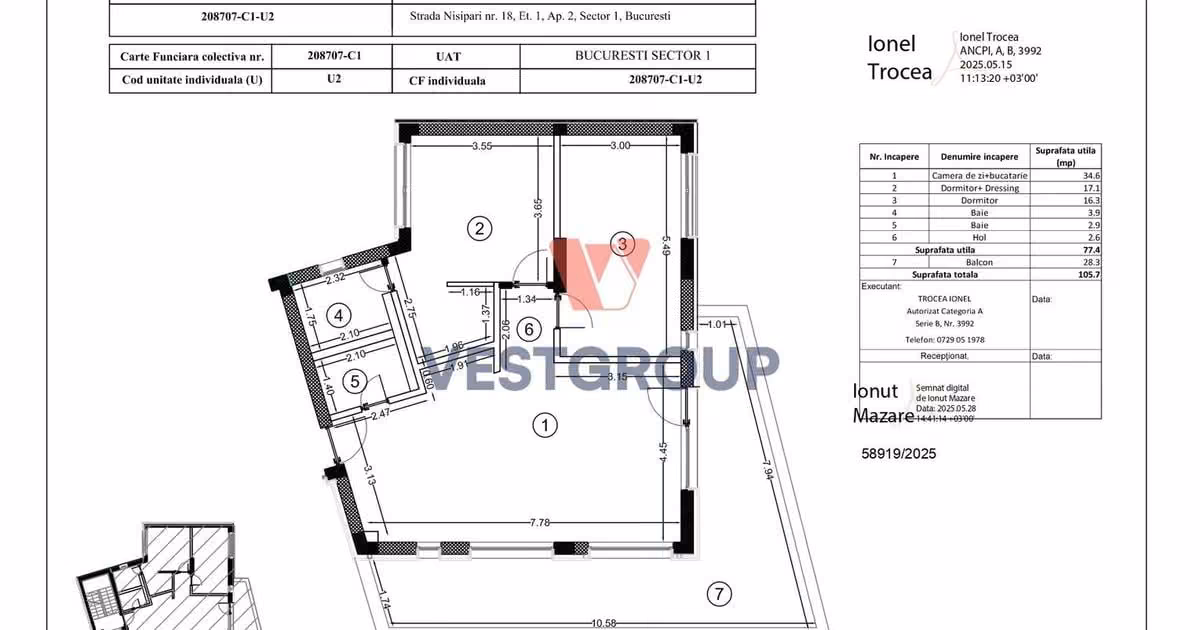 Apartament de vânzare cu 3 camere în zona Herăstrău, Sector 1