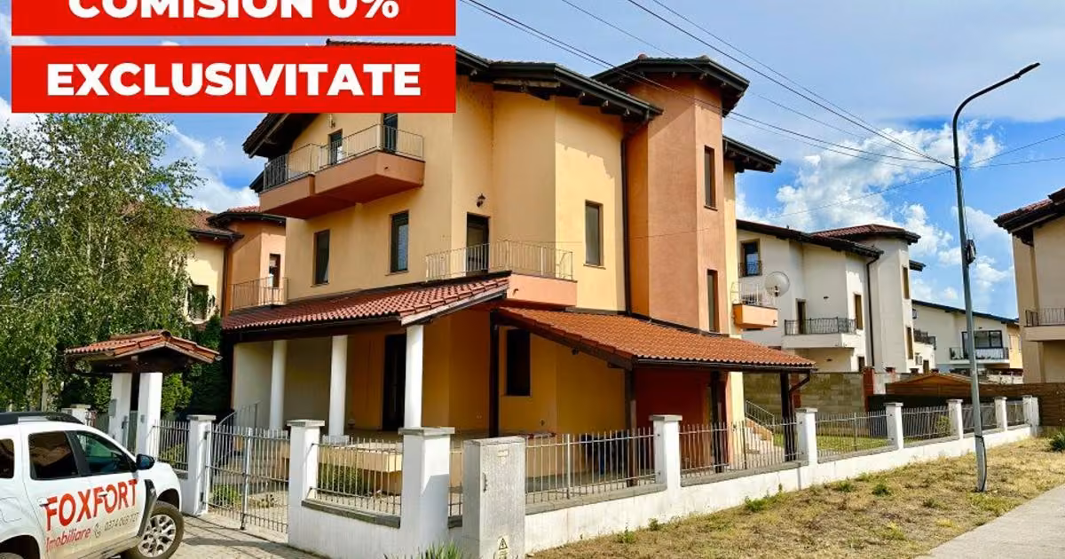 Duplex de vânzare cu 5 camere, mobilat în Moșnița Nouă