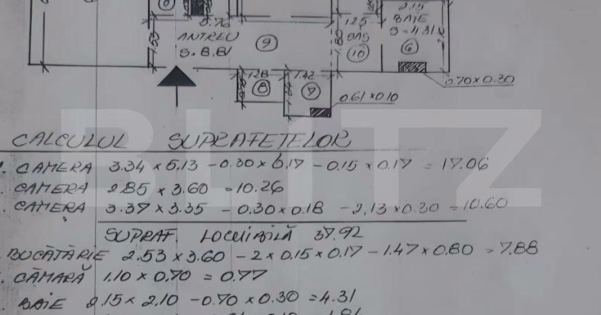 Apartament de vânzare cu 3 camere, mobilat în zona Mărăști, Cluj-Napoca