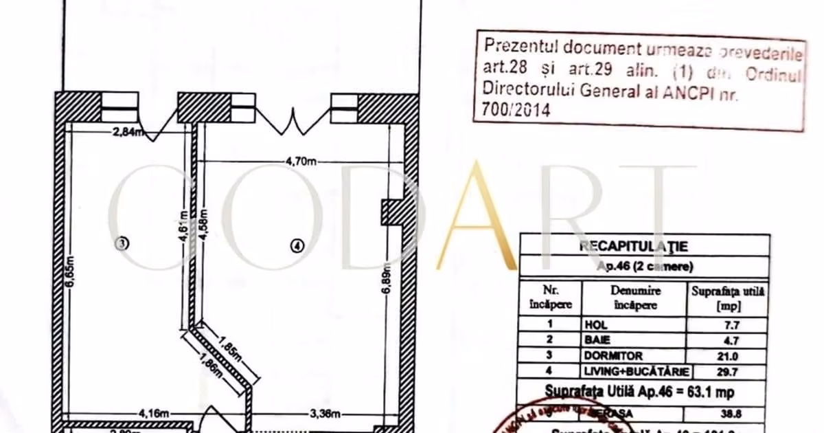Apartament de vânzare cu 2 camere, mobilat în zona Herăstrău, Sector 1