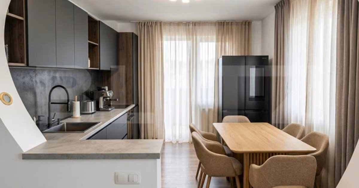 Apartament de vânzare cu 2 camere, mobilat în Florești