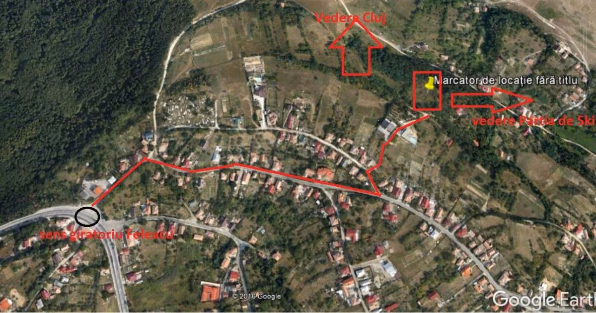 Teren Construcții intravilan de vânzare de 2200 mp, în Feleacu