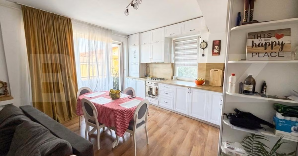 Apartament de vânzare cu 3 camere, mobilat în Florești