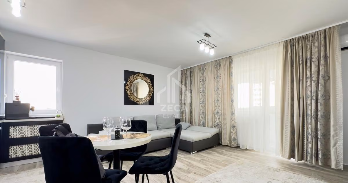 Apartament de vânzare cu 2 camere, mobilat în Popești-Leordeni