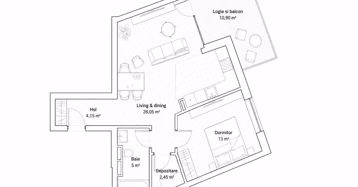 Apartament de vânzare cu 2 camere în zona Mehala, Timișoara
