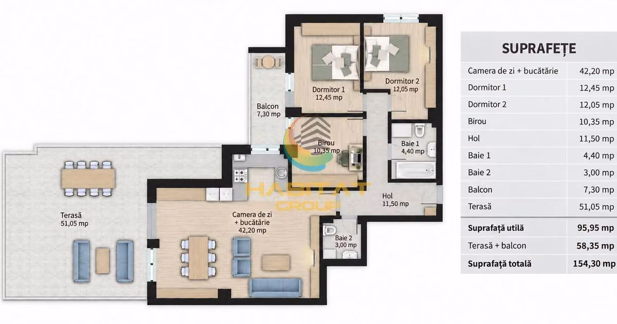 Apartament de vânzare cu 4 camere în zona Theodor Pallady, Sector 3