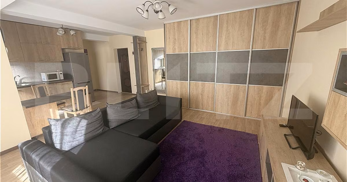 Apartament de vânzare cu 2 camere, mobilat în Florești