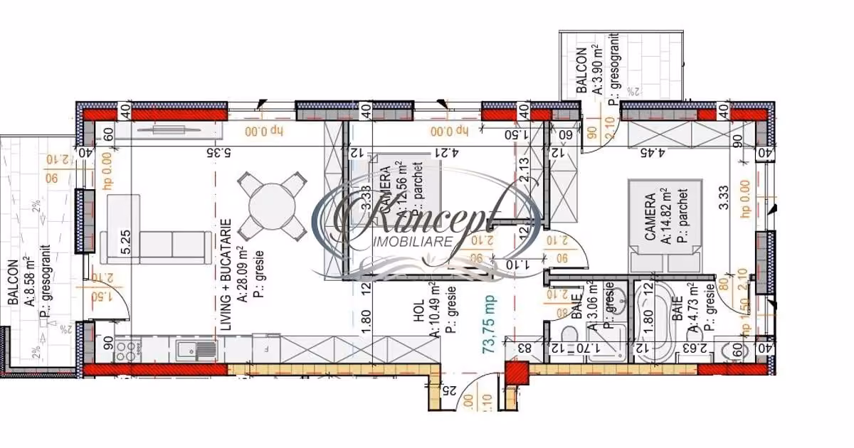 Apartament de vânzare cu 3 camere în zona Iris, Cluj-Napoca