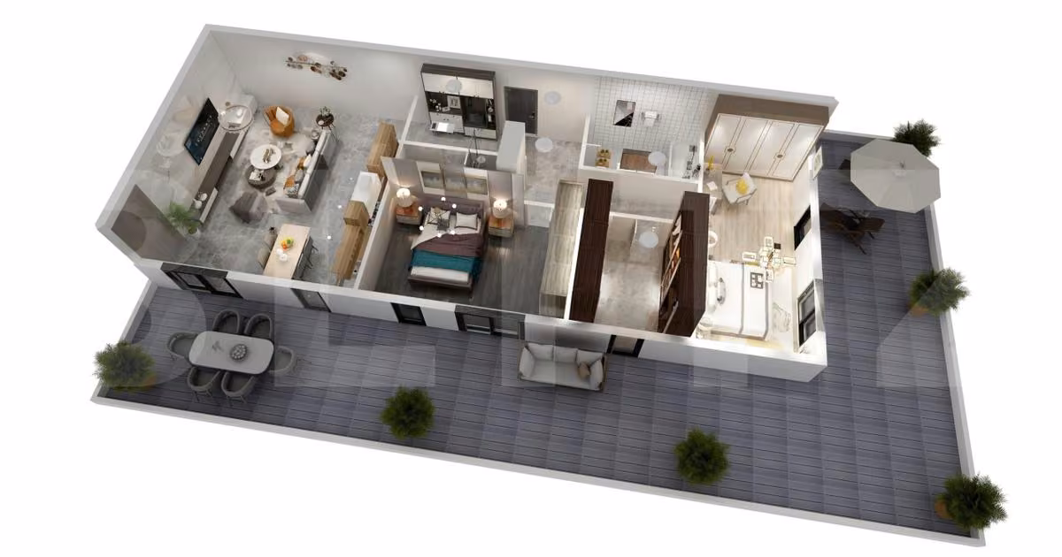 Penthouse de vânzare cu 3 camere în zona Torontalului, Timișoara