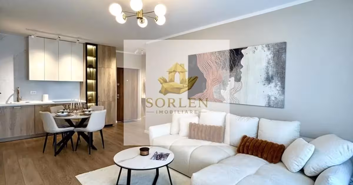 Apartament de vânzare cu 2 camere, mobilat în Florești