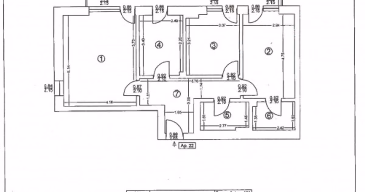 Apartament de vânzare cu 3 camere în zona Titan, Sector 3