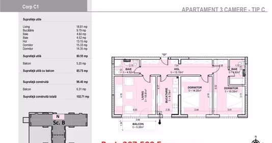 Apartament Militari