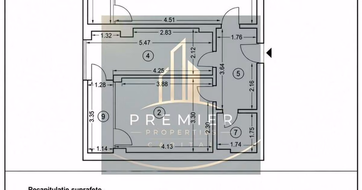 Apartament de vânzare cu 3 camere, mobilat în zona Străulești, Sector 1