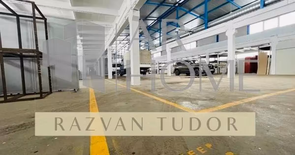 Spațiu industrial de vânzare de 1,800 mp, în Brazi