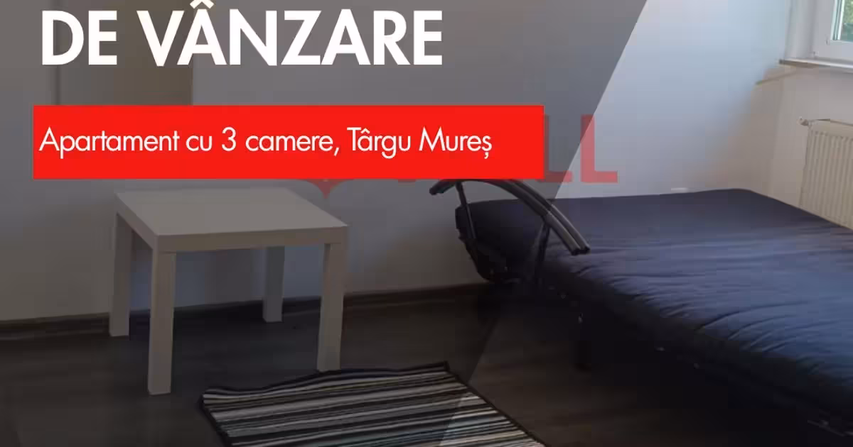 Apartament de vânzare cu 3 camere în zona 22 Decembrie 1989, Târgu Mureș