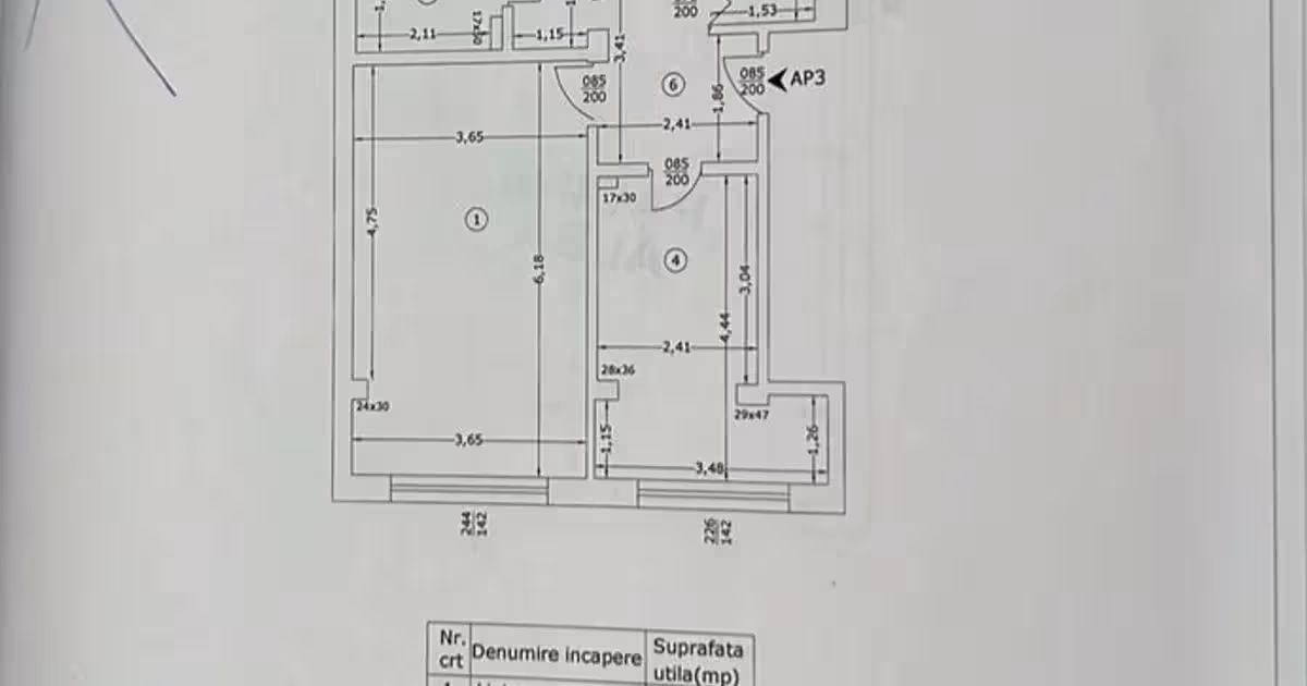 Apartament de vânzare cu 3 camere în zona Titan, Sector 3