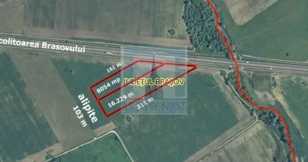 Teren Construcții intravilan de vânzare de 24283 mp, în zona Rulmentul, Brașov