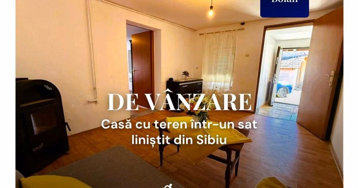 Casă individuală de vânzare cu 2 camere, mobilată în Boian