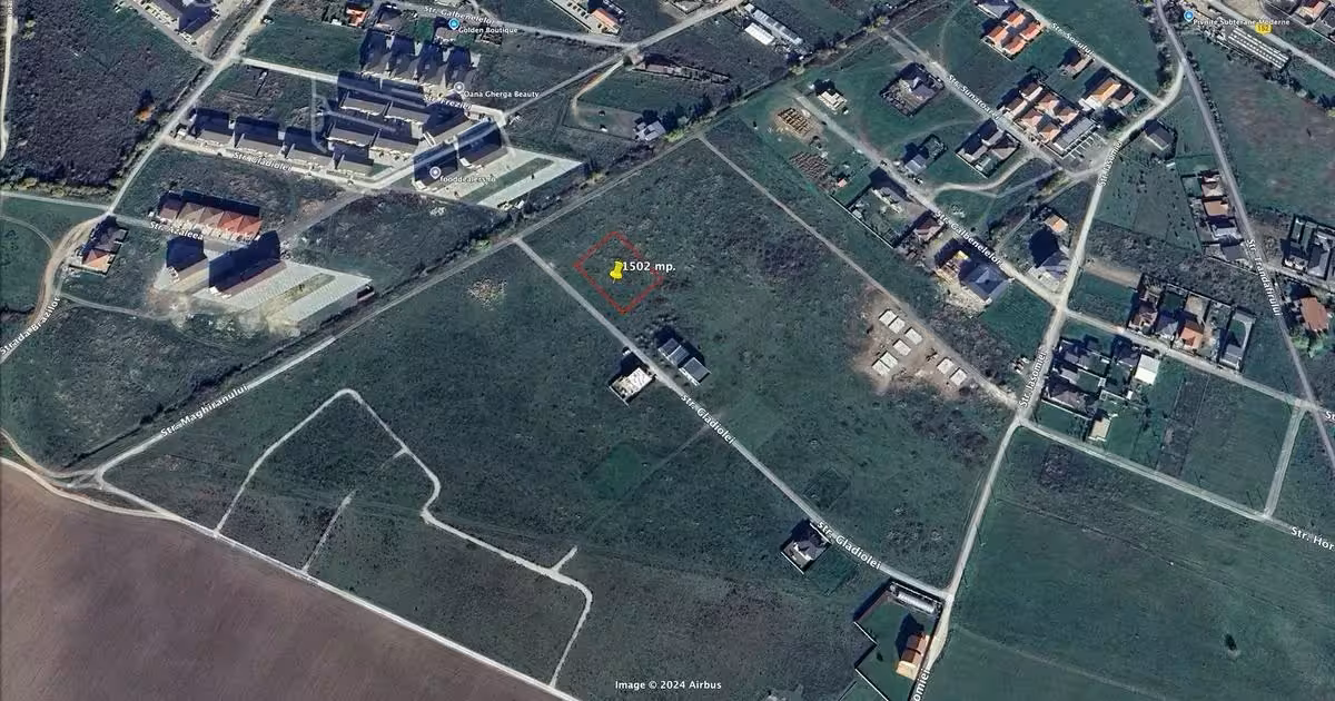 Teren agricol intravilan de vânzare de 1502 mp, în Giroc