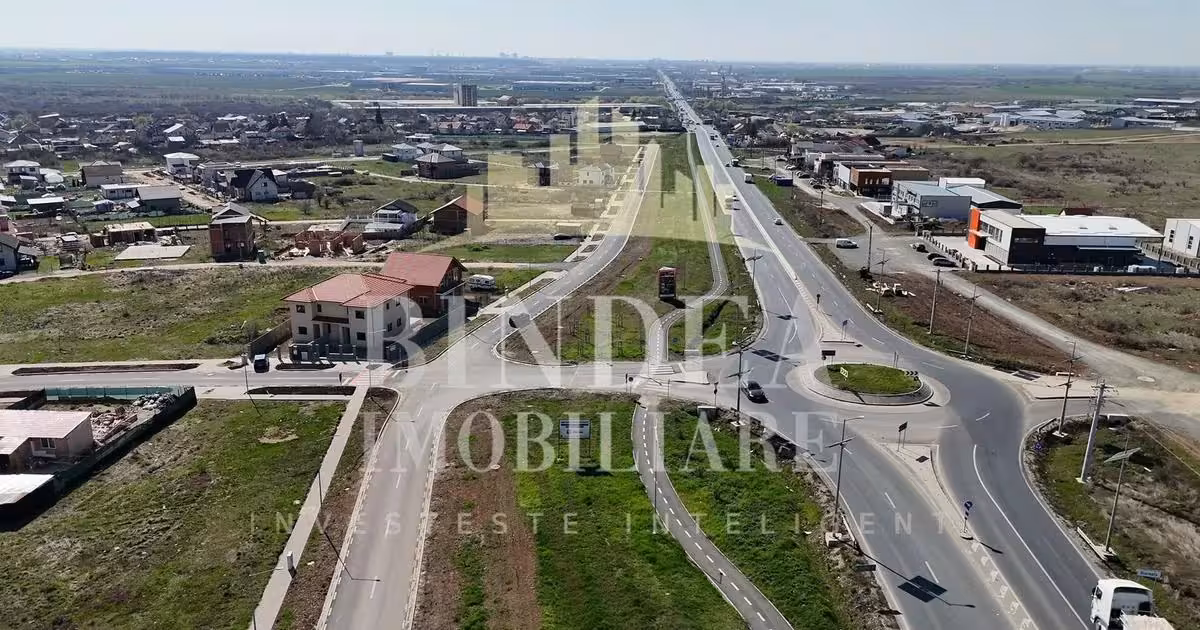Teren Construcții intravilan de vânzare de 1053 mp, în Giarmata