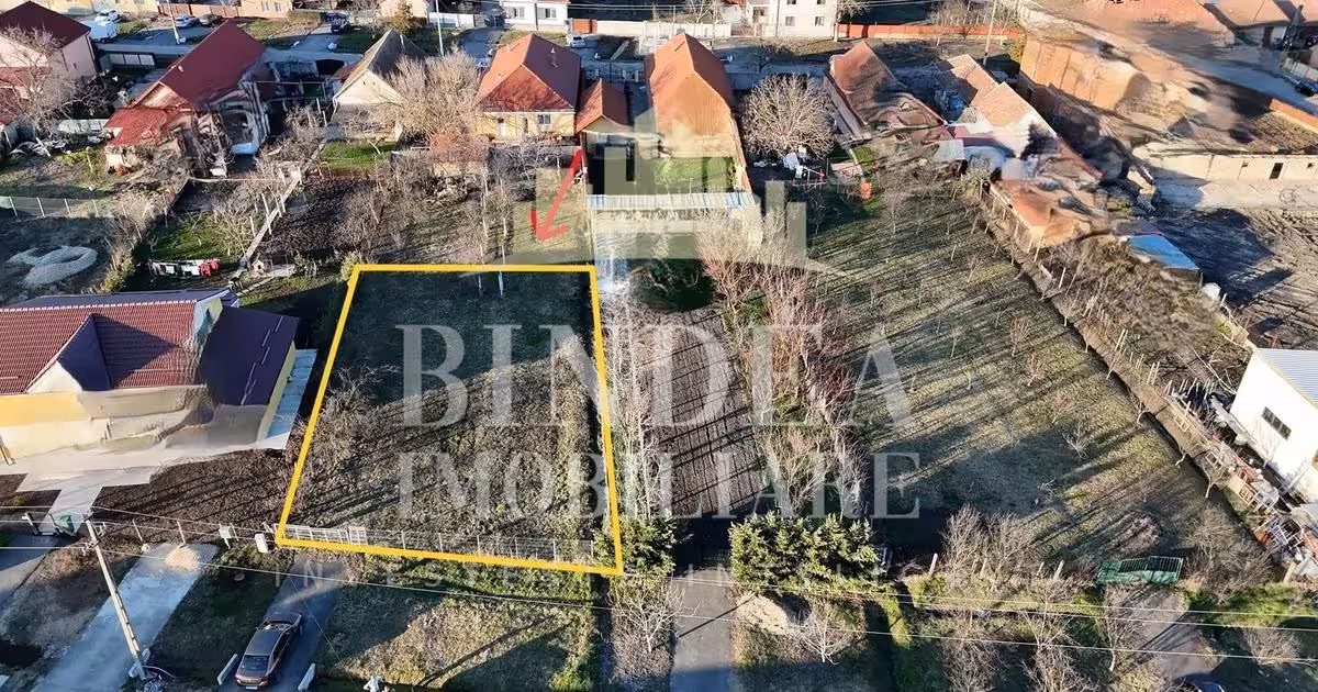 Teren Construcții intravilan de vânzare de 604 mp, în Giarmata