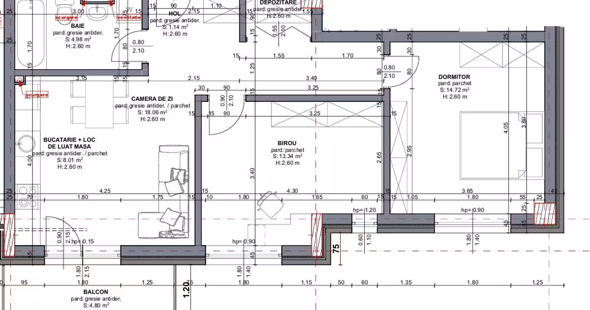 Apartament de vânzare cu 3 camere, mobilat în Chinteni