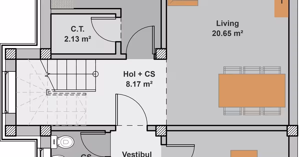 Casă de vânzare cu 5 camere în Măgurele