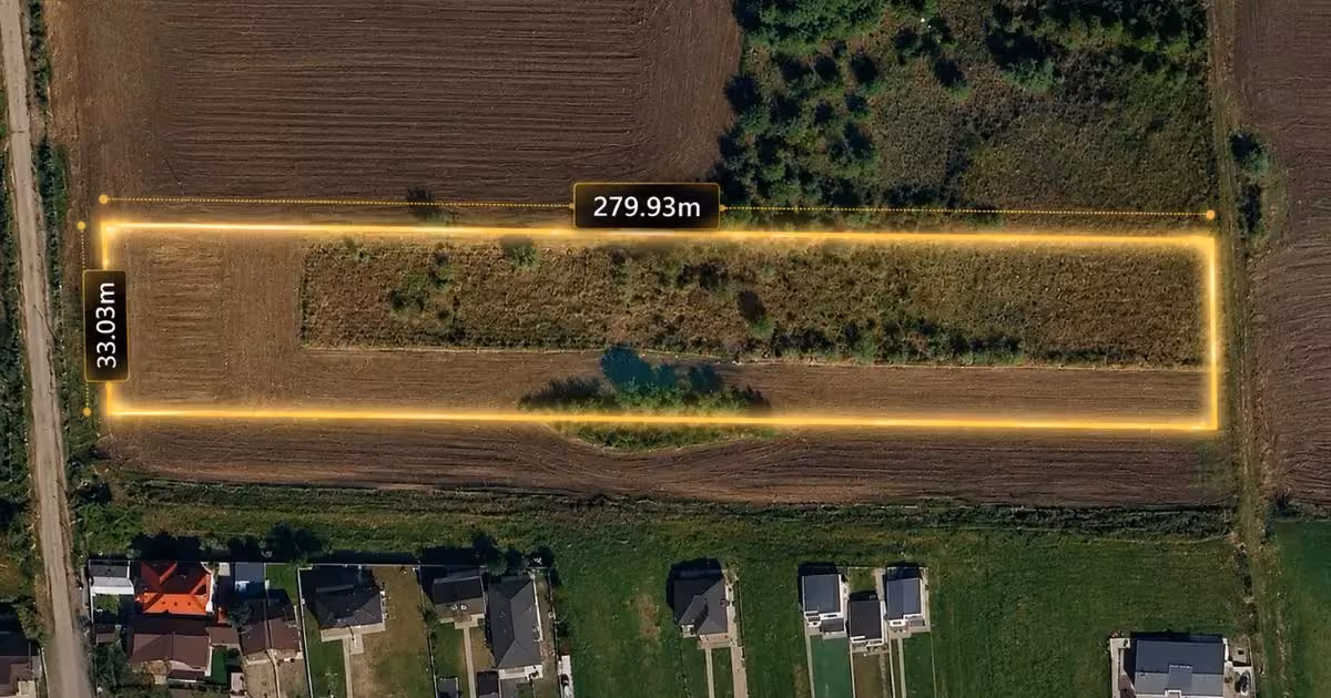 Teren agricol intravilan de vânzare de 9100 mp, în Valu lui Traian