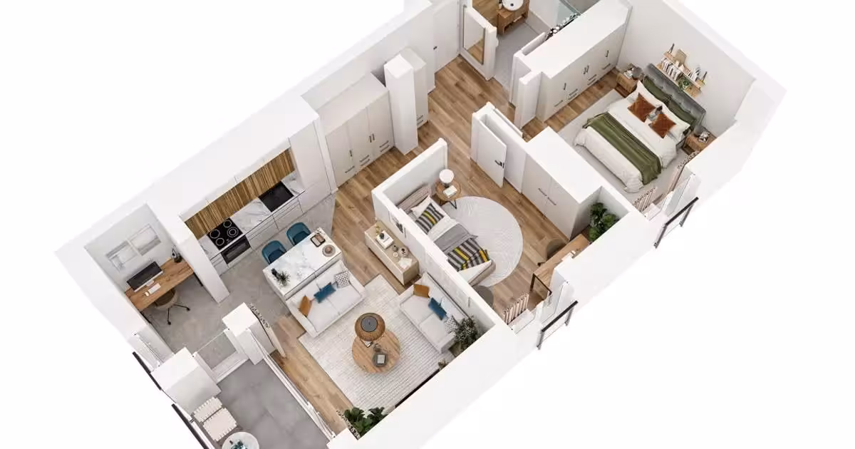 Apartament de vânzare cu 3 camere în Baciu