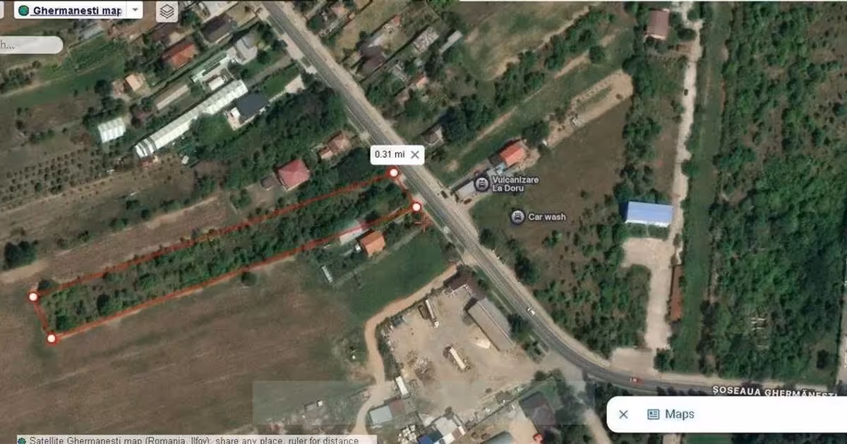Teren Construcții intravilan de vânzare de 4752 mp, în Ghermănești