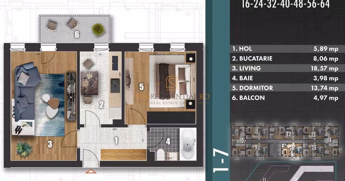 Apartament de vânzare cu 2 camere în zona Metalurgiei, Sector 4