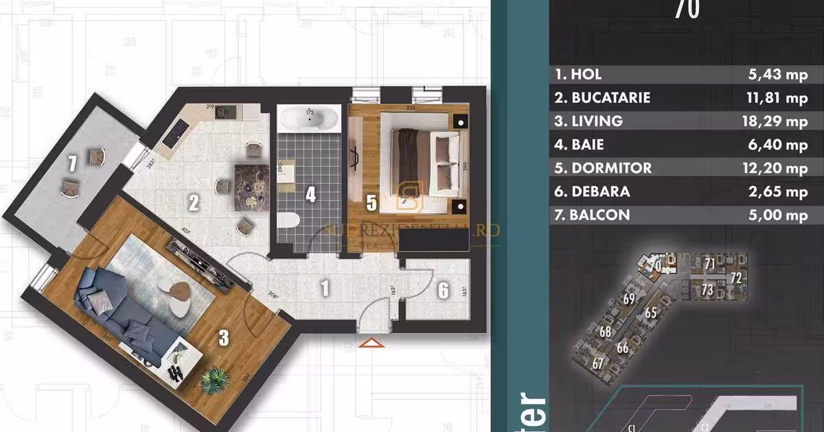 Apartament de vânzare cu 2 camere în zona Metalurgiei, Sector 4