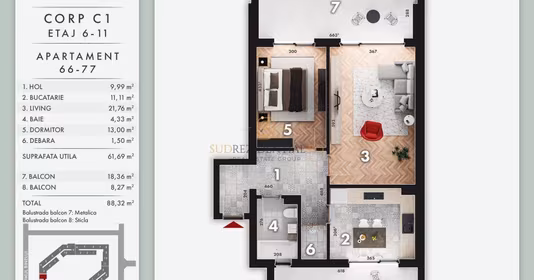 Apartament Metalurgiei