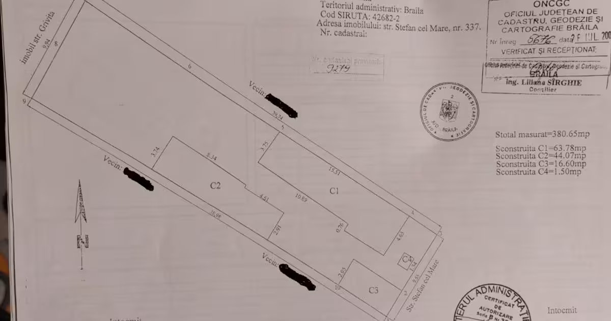 Casă individuală de vânzare cu 4 camere în zona Dorobanți, Brăila