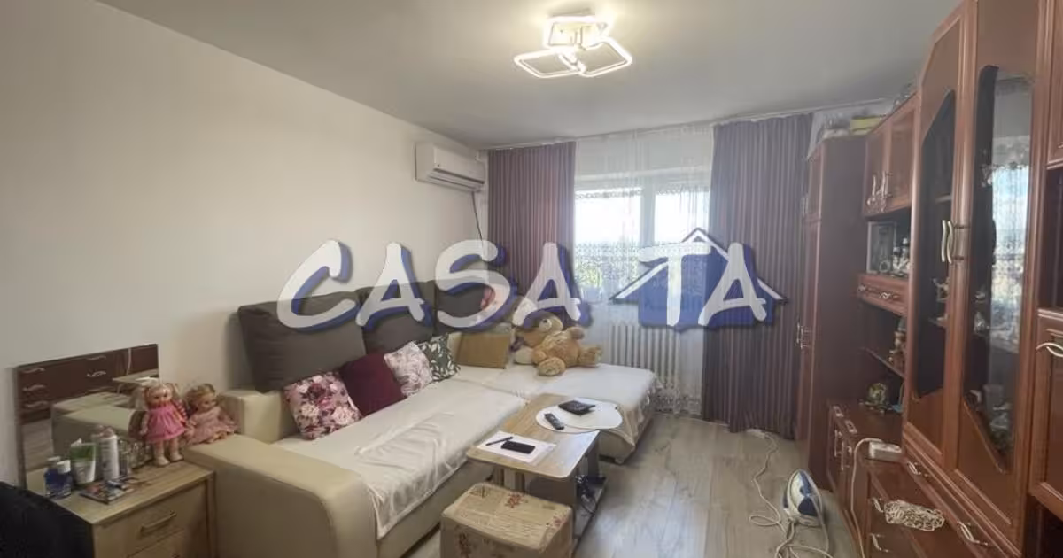 Apartament de vânzare cu 2 camere, mobilat în zona Plopilor, Târgu Jiu