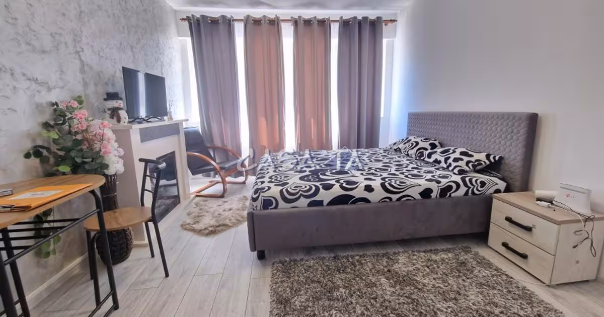 Garsonieră de vânzare, mobilată în zona Artego, Târgu Jiu
