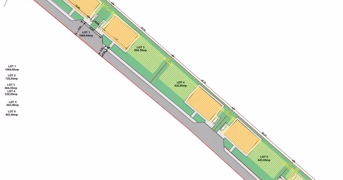 Teren Construcții intravilan de vânzare de 840 mp, în zona Central, Botoșani