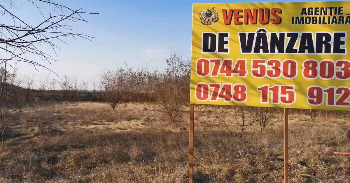 Teren Construcții intravilan de vânzare de 1400 mp, în zona Periferie, Botoșani