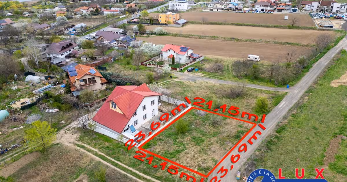 Teren Construcții intravilan de vânzare de 500 mp, în Mineri