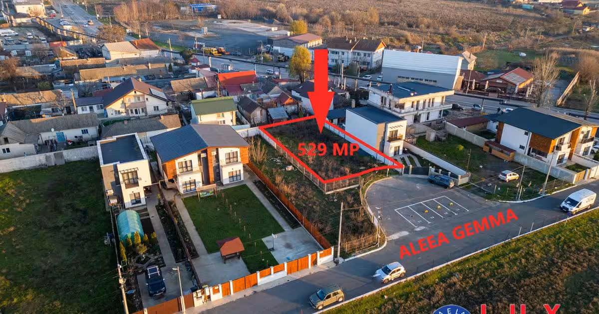 Teren Construcții intravilan de vânzare de 529 mp, în zona Vest, Tulcea