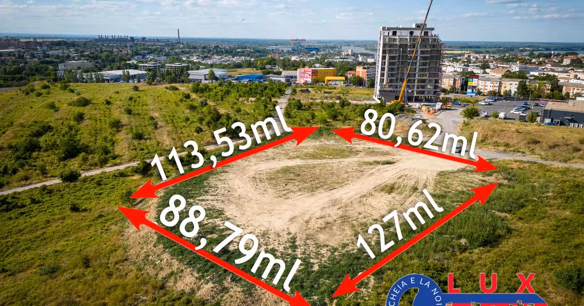 Teren agricol intravilan de vânzare de 10457 mp, în zona E3, Tulcea